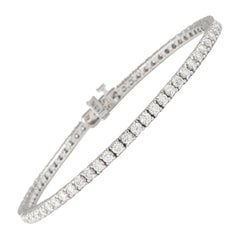 Alexander 2,88 Karat Diamant-Tennisarmband aus 18 Karat Weißgold