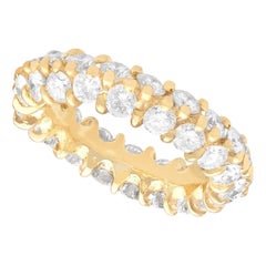 Eternity-Ring aus 18 Karat Gelbgold mit 2,28 Karat Diamant