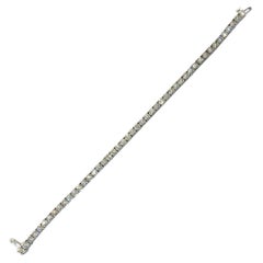 Bracciale tennis in oro bianco con diamante VS2 da 8,20 carati