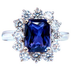 GIA Certified 5.03ct Natural No Heat Color Change Purple Violet Sapphire Ring