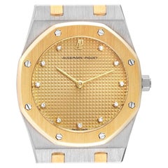 Audemars Piguet Royal Oak Steel Yellow Gold Diamond Mens Watch 56303SA