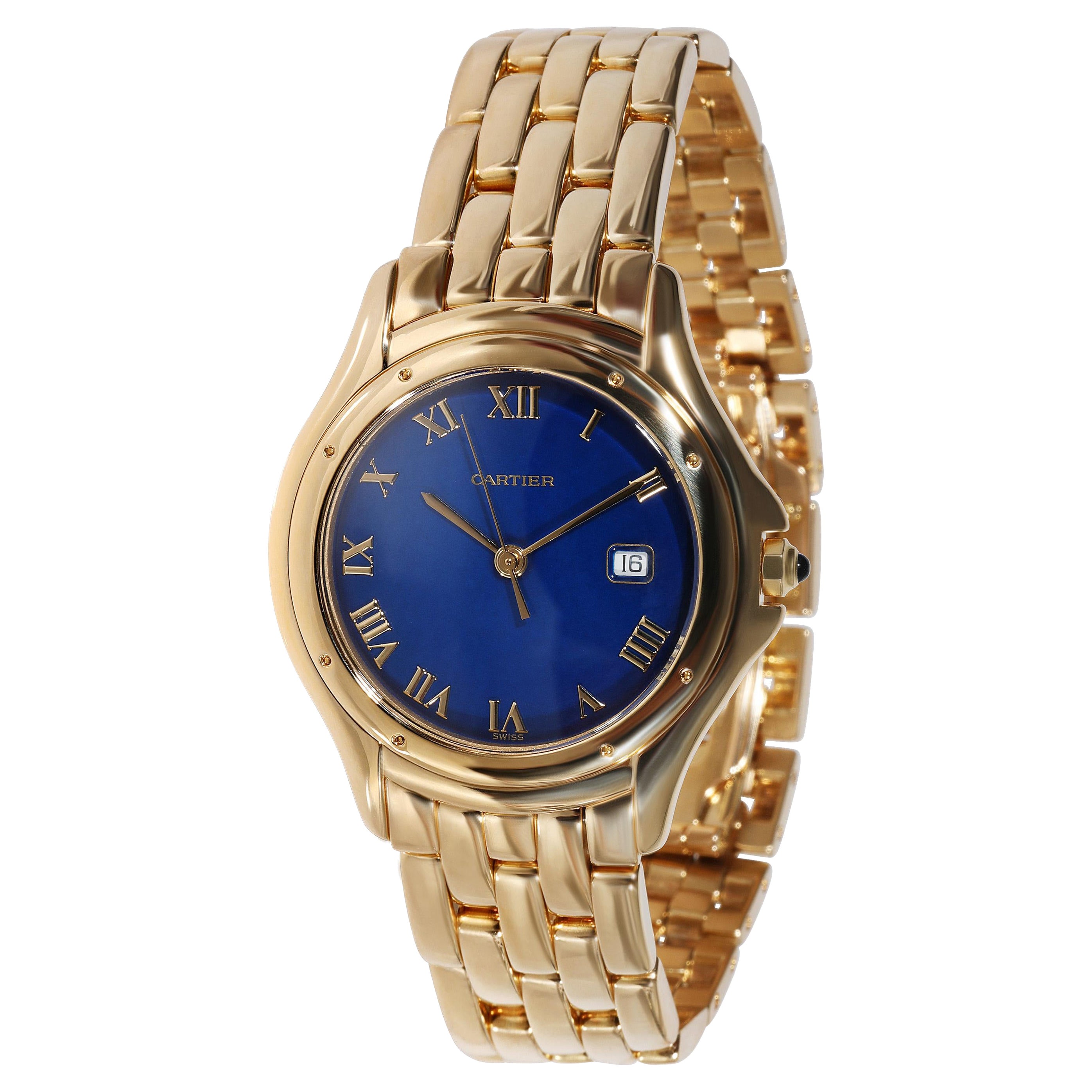 Cartier Cougar 887904 Unisex Watch in Yellow Gold
