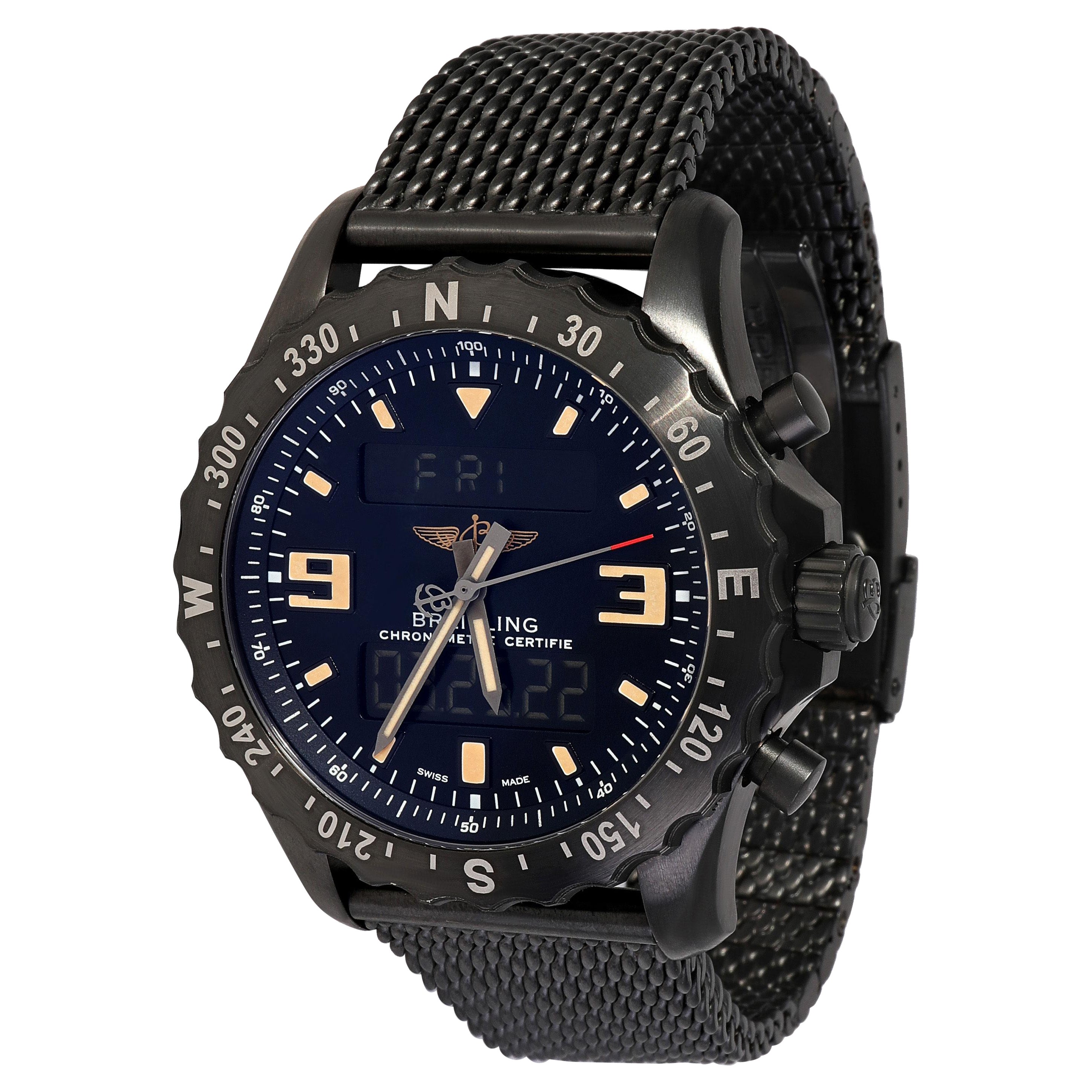 Breitling Chronospace Military M7836622/B039 Men's Watch in  Black Steel