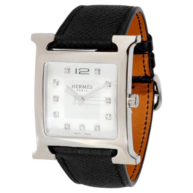 Hermès H Heure HH1.810.290.ZAR Men's Watch in Stainless Steel For Sale at  1stDibs