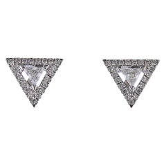 Messika Thea Gold Diamond Stud Earrings
