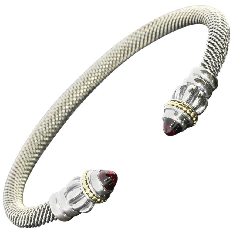 Lagos Silver Gold Caviar Cuff Bracelet at 1stDibs lagos caviar