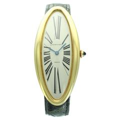 Cartier Yellow Gold Baignoire Allongee Wristwatch