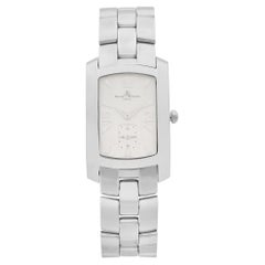 Baume et Mercier Hampton Montre pour homme Milleis à quartz et cadran en acier et argent M0A08014