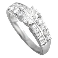 LB Exclusive Platinum 1.41 Ct Diamond Ring