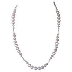 Marina J. Graduated Pearl Necklace with 14k Yellow Gold Clasp