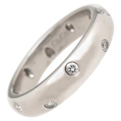 Tiffany & Co. Etoile Platinum and Diamond Band Ring