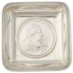 Fabergé Silver Ashtray or Sweetmeat Dish, circa 1900 2