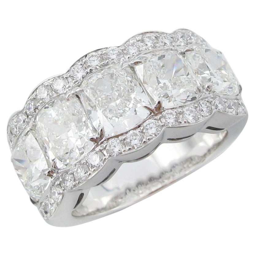 Emilio Jewelry GIA Certified 1.00 Carat Each Diamond Band