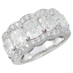 Emilio Jewelry, bague en diamants certifiés GIA de 1,00 carat chacun