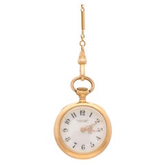 Antique Tiffany & Co. Pocket Watch on Long Gold Chain