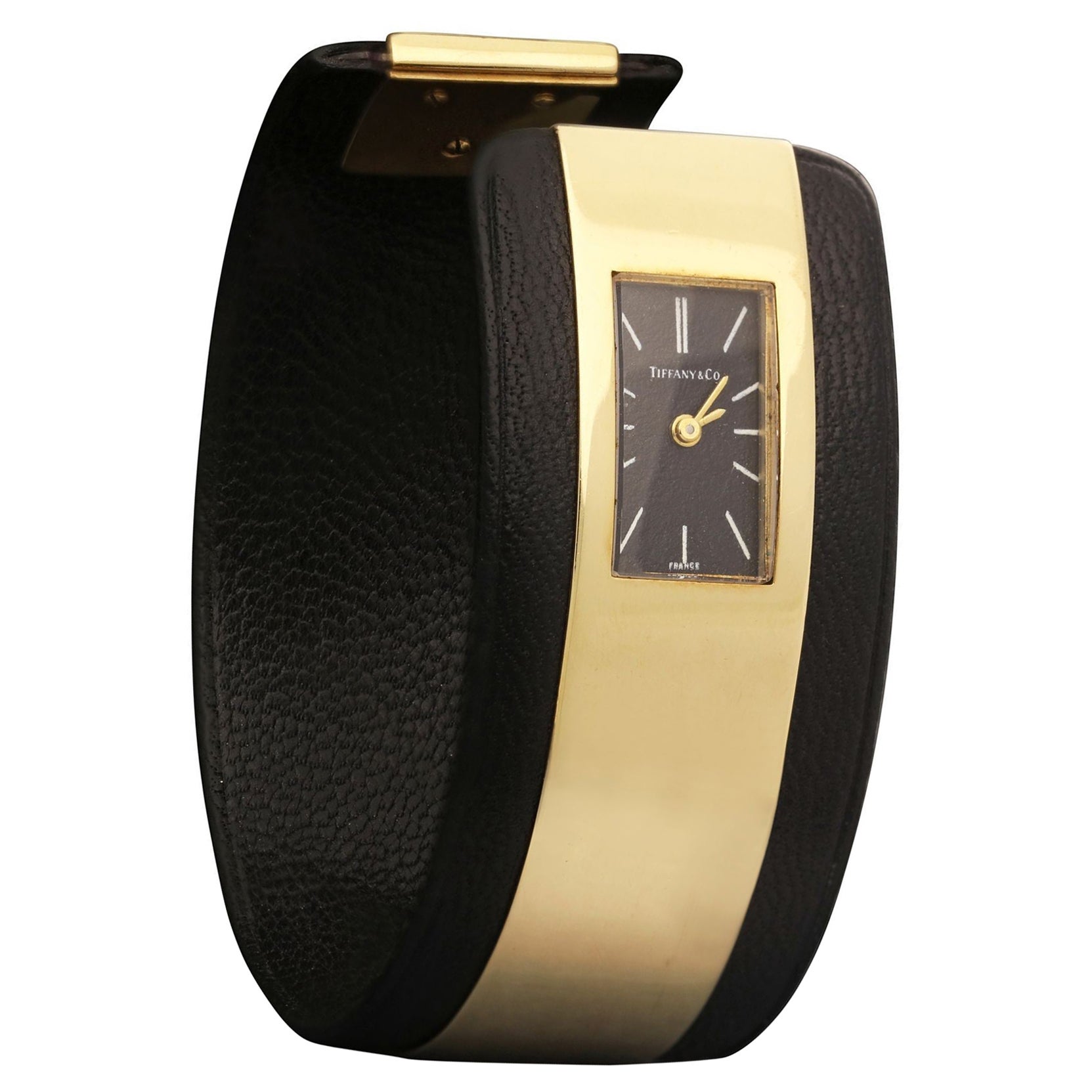 Tiffany and Co. Yellow Gold Wristwatch with Custom-Colored Dial circa ...