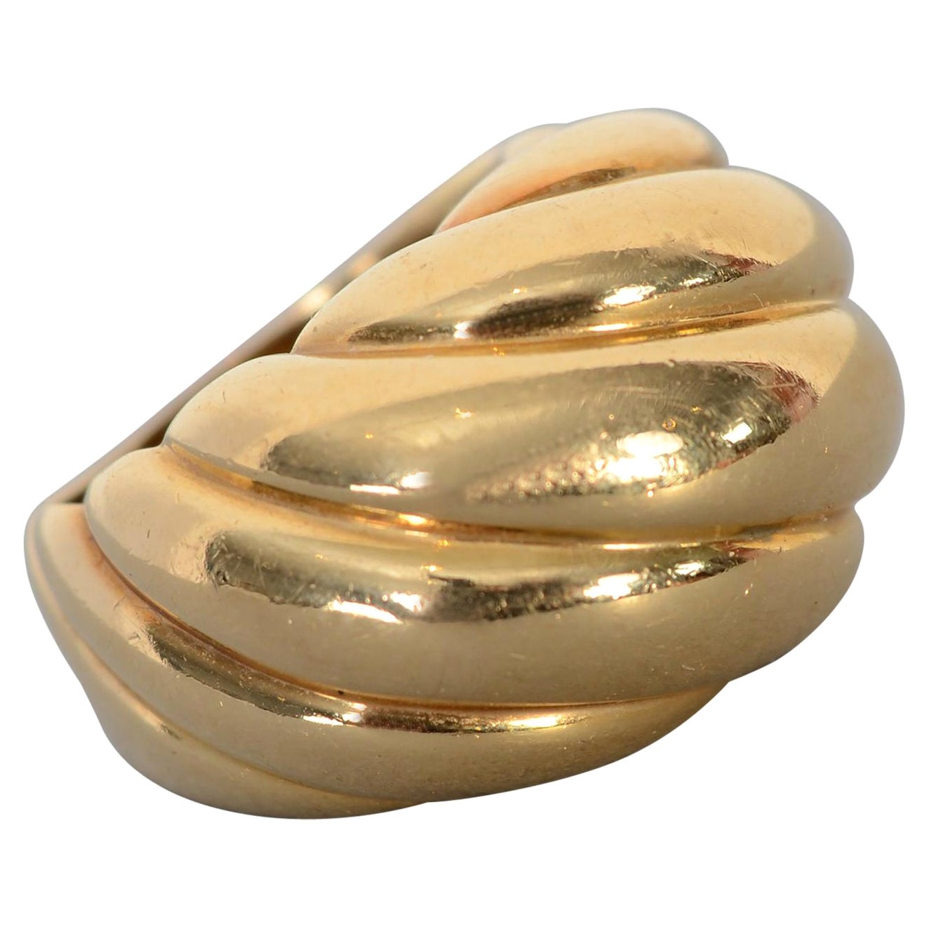 Tiffany & Co. Gold Domed Swirl Ring
