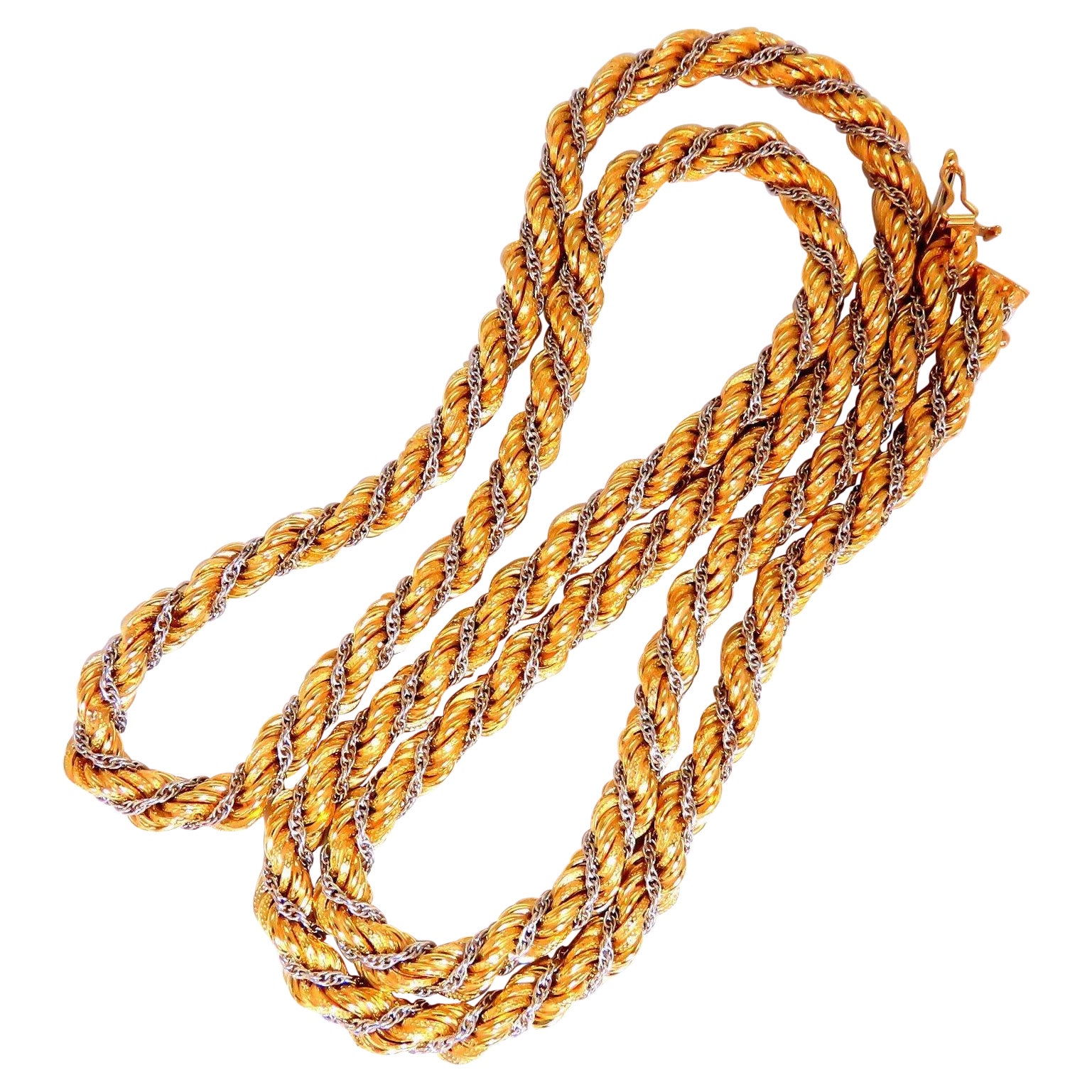 Rope Chain Necklace 14kt 63 Grams