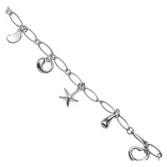 Vintage Elsa Peretti Sterling Silver Charm Bracelet for Tiffany & Co.