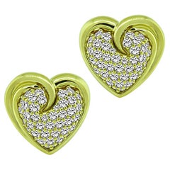  Jose Hess Boucles d'oreilles cœurs en diamants de 4,50 carats