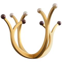 Angela Hubel Modern Pearl Gold "Fountain" Ring 11