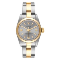 Rolex Oyster Perpetual NonDate Steel Yellow Gold Ladies Watch 67183
