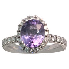 Verragio Purple Sapphire Diamond Ring