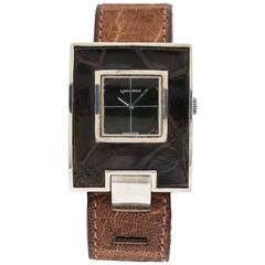 Armbanduhr Longines von Serge Manzon aus Sterlingsilber