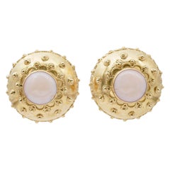 Boucles d'oreilles en or jaune 18 carats