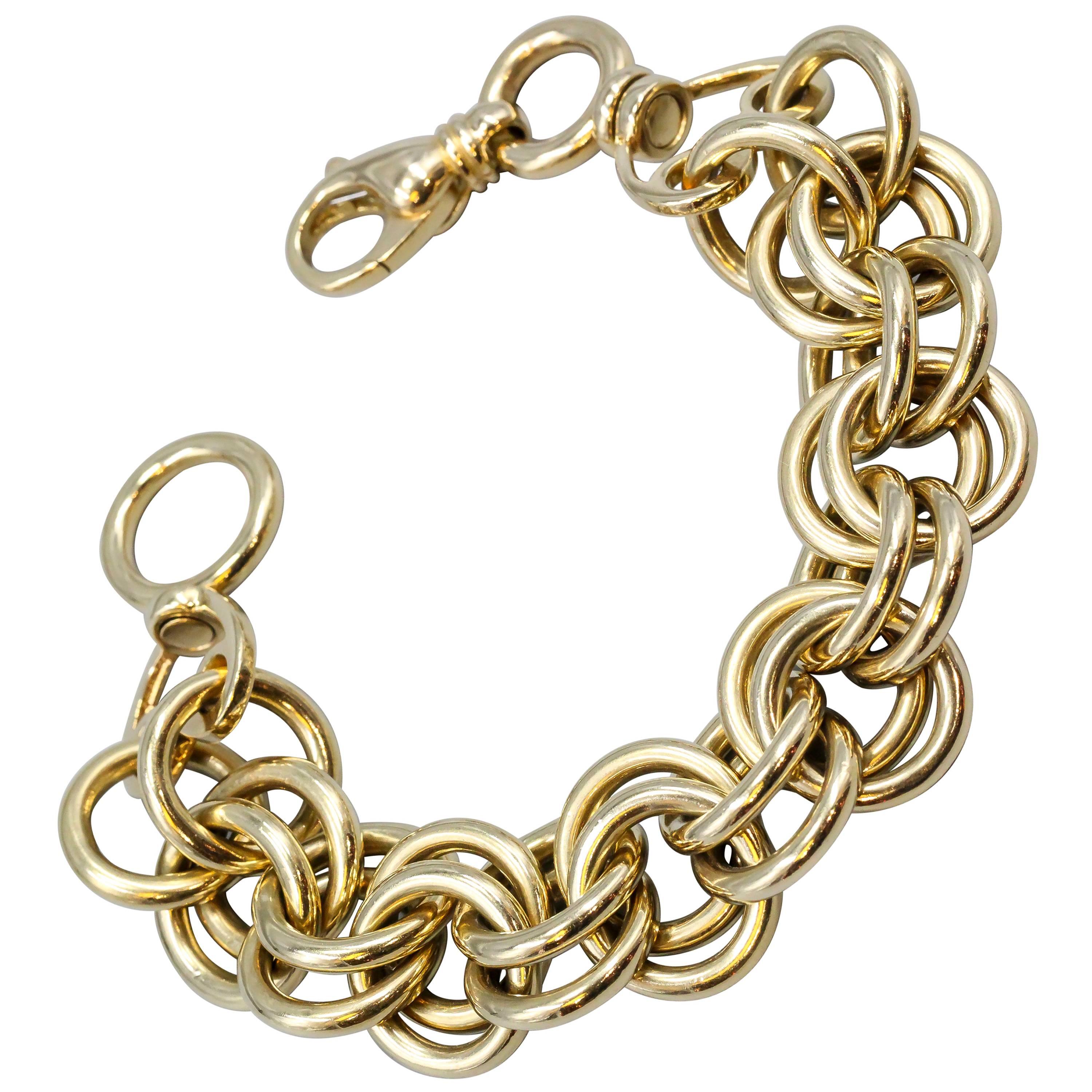 Tiffany & Co. Schlumberger Gold Link Bracelet