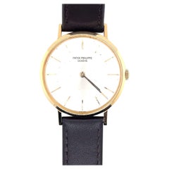 Vintage 1969 Patek Philippe Calatrava 18k Yellow Gold Orologio da uomo Model 3537