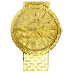 Piaget Yellow Gold Ultra Thin Automatic Wristwatch Ref  12101 A3