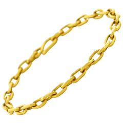 Vintage Jean Mahie Gold Bracelet