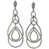 Boucles d'oreilles lustre or et diamants