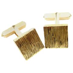 Cartier Yellow Gold Cufflinks
