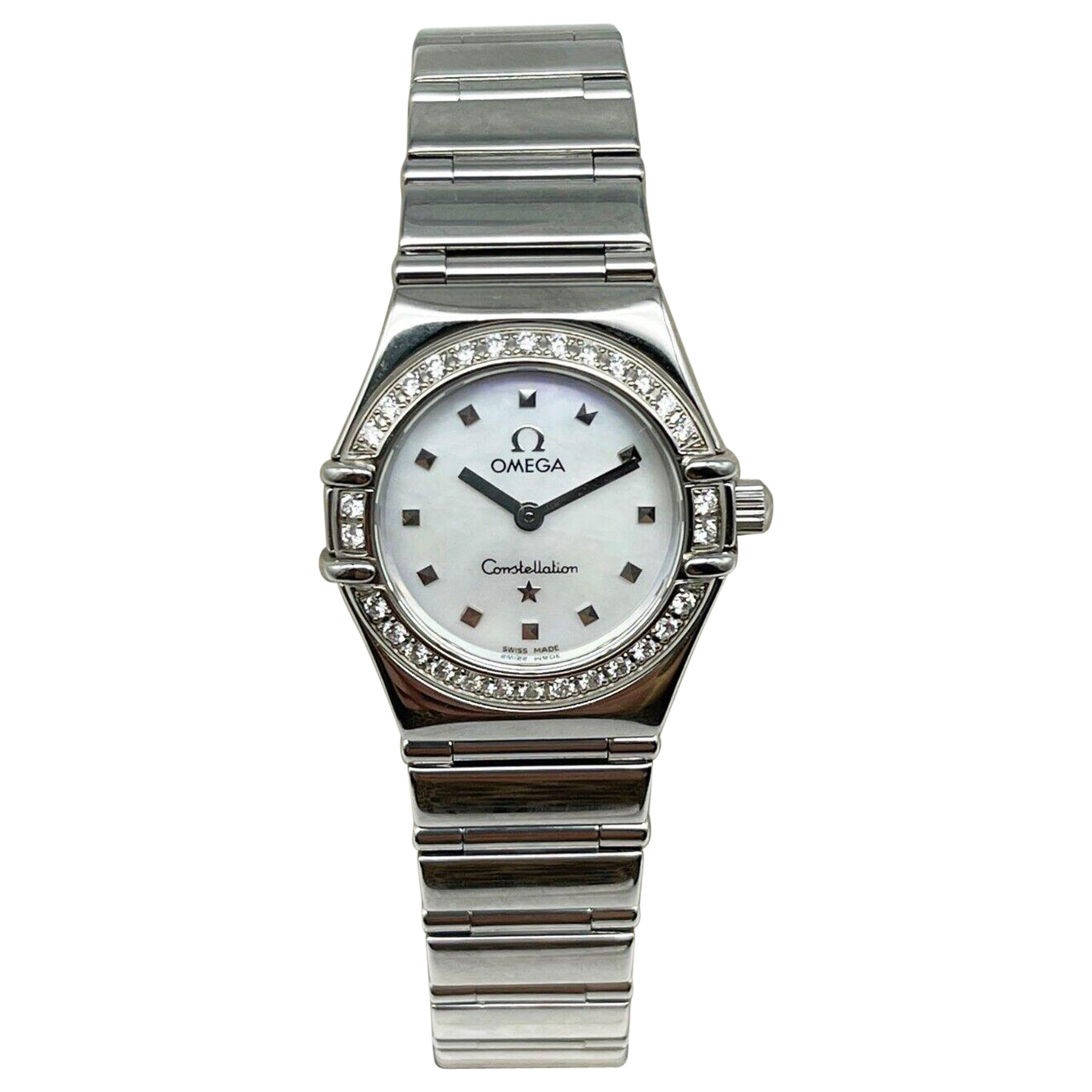 Omega Constellation 1512 30 00 Stainless Steel Ladies Watch At 1stdibs
