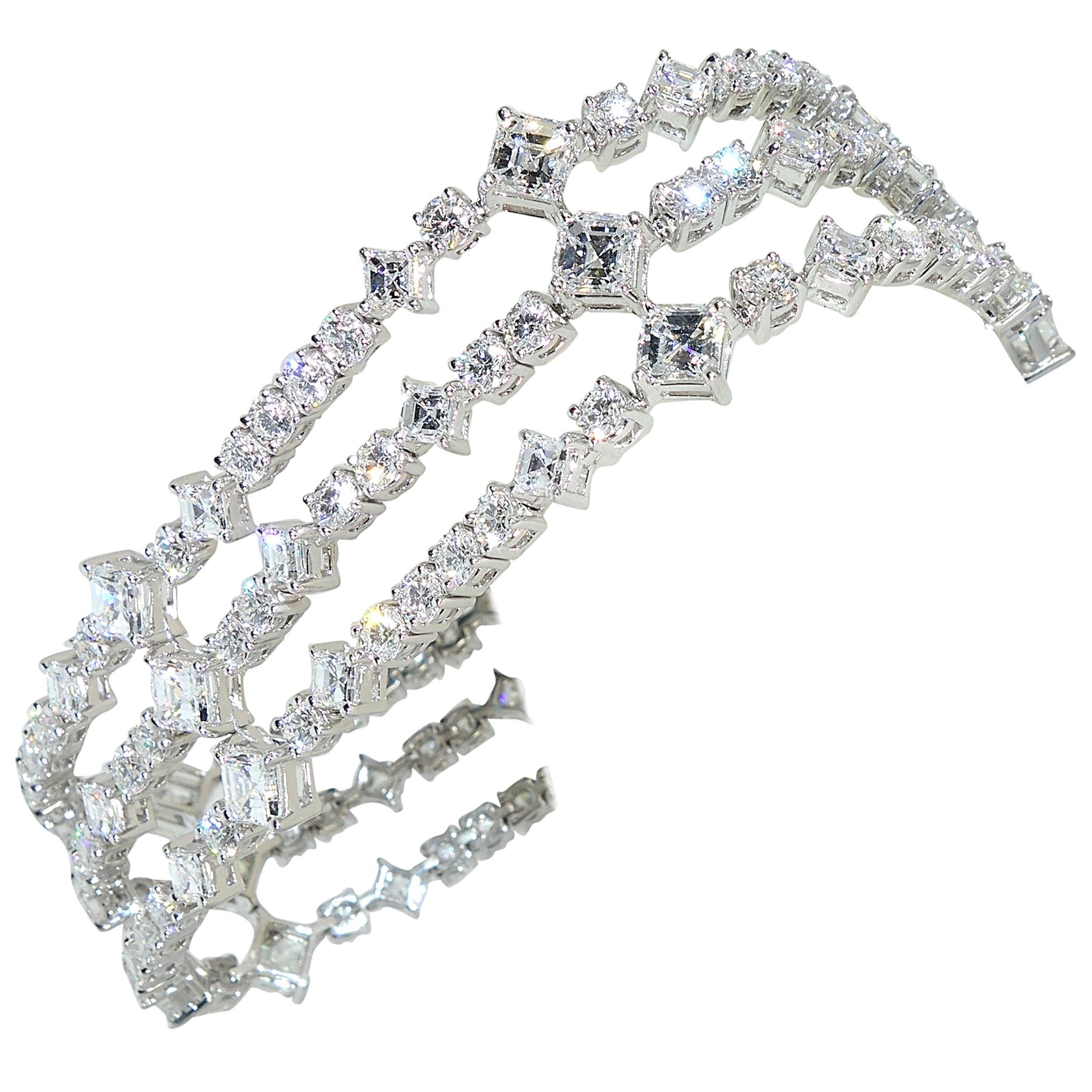 Harry Winston Diamond Platinum Bracelet