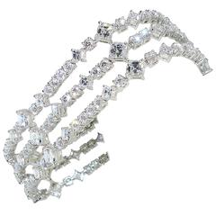 Harry Winston Diamond Platinum Bracelet