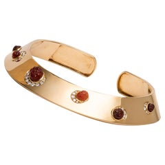 Bvlgari Carnelian Intaglio and Diamond Collar