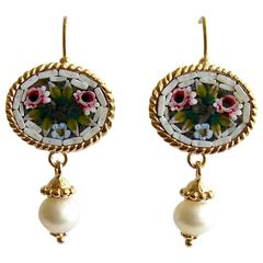 Floral Micro Mosaic Luciana Earrings 8