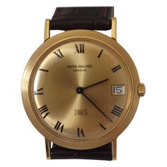 Vintage 18 kt Gold Patek Philippe Million Dollar Associate Wrist Watch Ref 3565