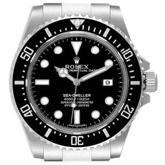 Rolex Seadweller Deepsea Black Dial Ceramic Bezel Mens Watch 116660 Box Card