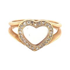Diamond Heart 18K Yellow Gold Ring by Chopard