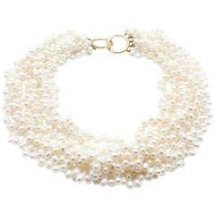 Paloma Picasso & Tiffany & Co. Adjustable Length Torsade Pearl Necklace