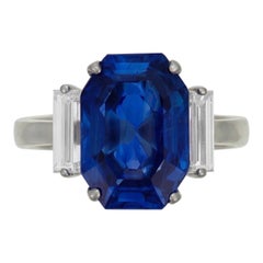 7ct Unheated Sapphire Ring