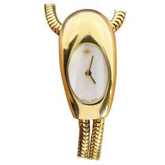 Van Cleef & Arpels Lady's Yellow Gold Cadenas Sertie Diamond Quartz Wristwatch