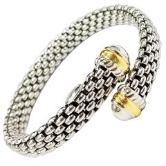 Fope Italian Two Color Gold Flexible Bracelet