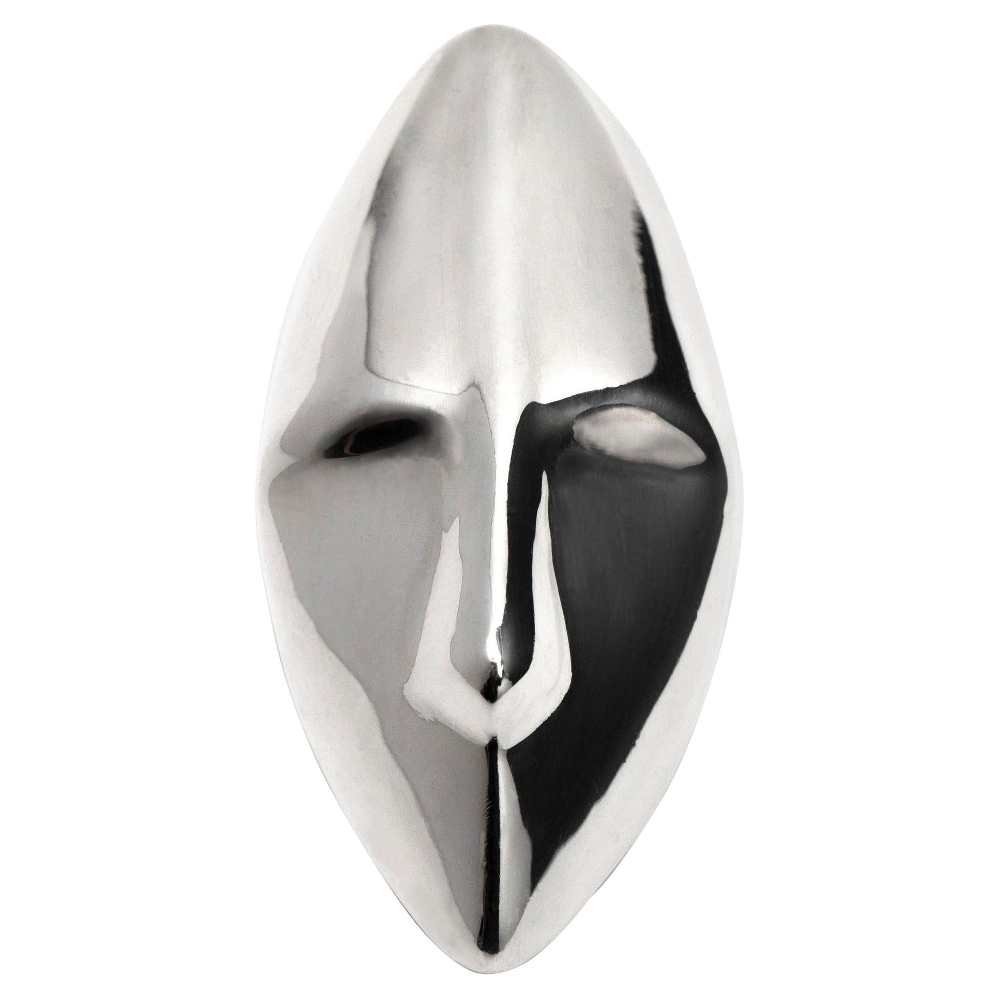 For Sale:  Faces Collection, 'Frank', Sterling Silver Statement Ring