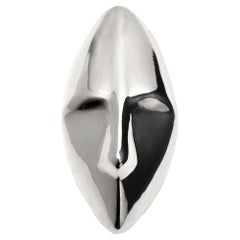 Faces Collection, 'Frank', Sterling Silver Statement Ring
