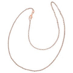 Collier en or rose 18 carats avec diamants de 7,50 carats